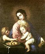 Francisco de Zurbaran virgin and child with st oil painting reproduction